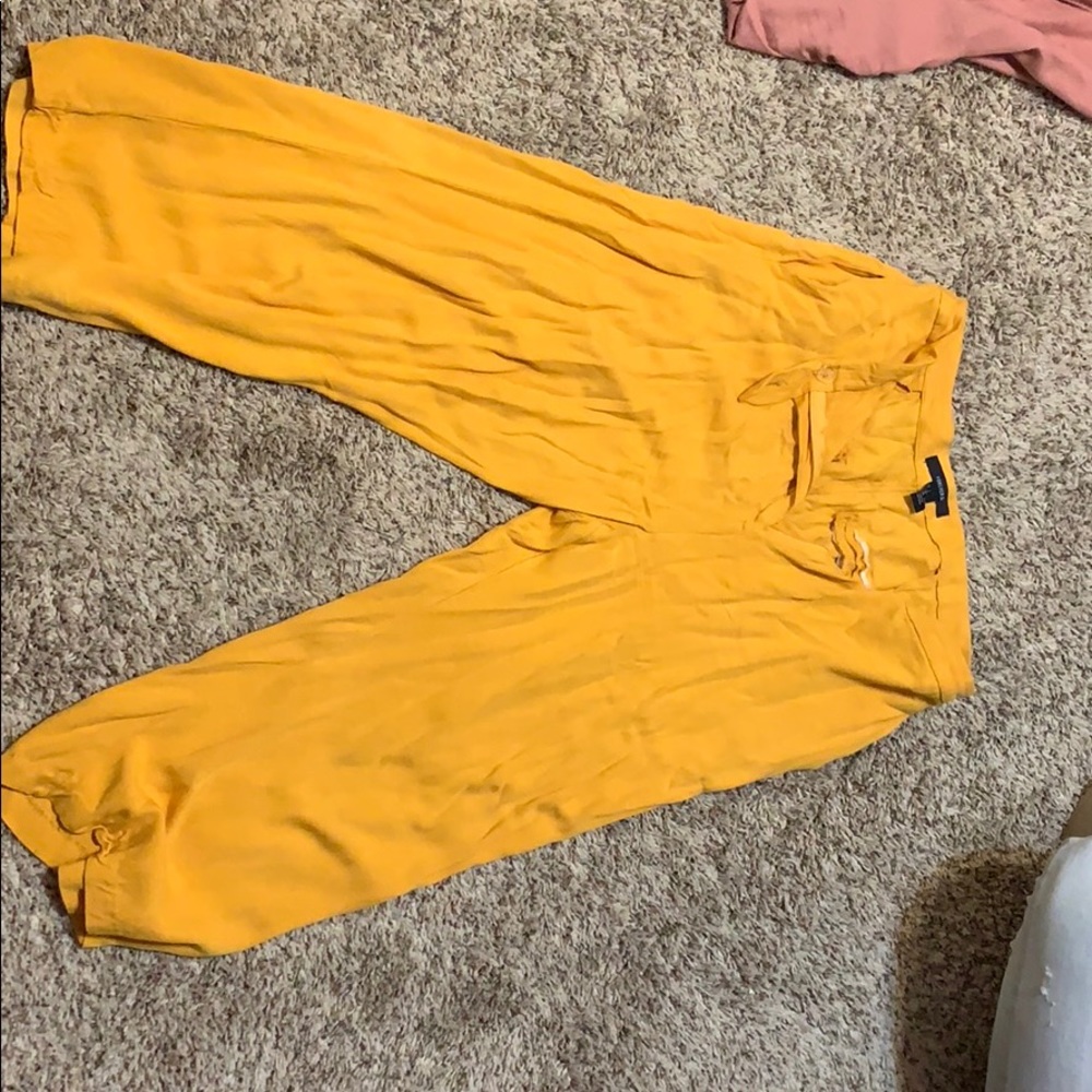 Yellow Flare Pants